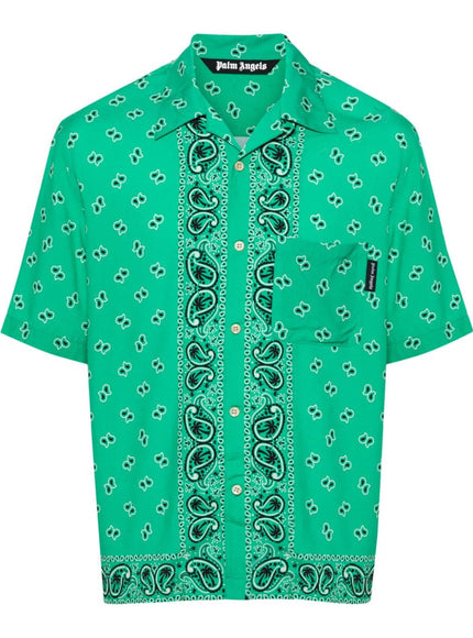 Palm Angels Shirts Green