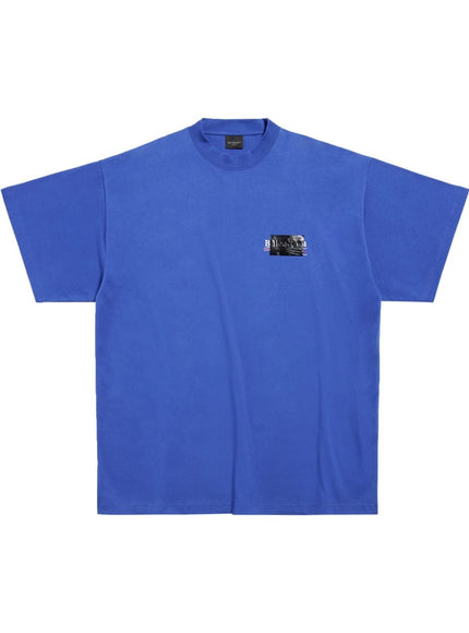 Balenciaga T-shirts and Polos Blue