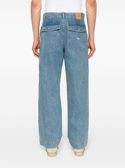 MAISON KITSUNE' Jeans Clear Blue