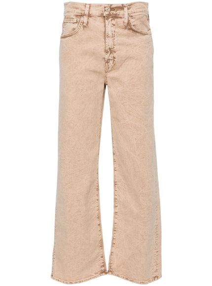 Mother The Dodger Jeans In Beige