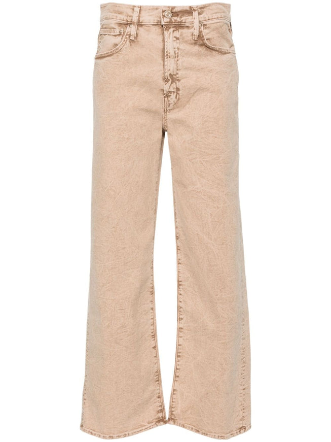 Mother The Dodger Jeans In Beige