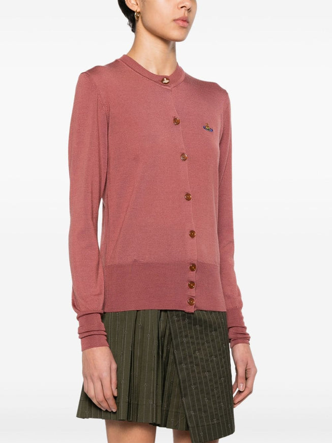 Vivienne Westwood Bea Cardigan In Bordeaux