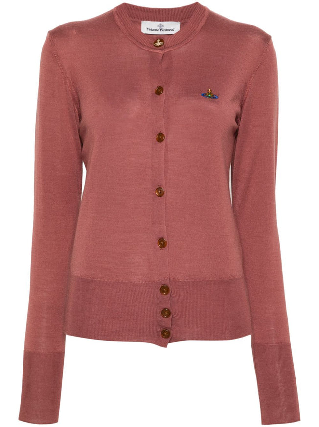 Vivienne Westwood Bea Cardigan In Bordeaux