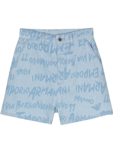 Emporio Armani Shorts Clear Blue