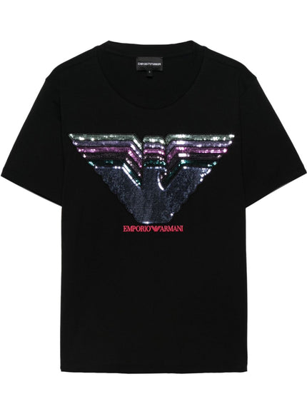 Emporio Armani T-shirts and Polos Black