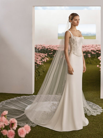 Rosa Clará Couture Remo Two-Piece Lace Mermaid Wedding Dress