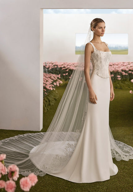 Rosa Clará Couture Remo Two-Piece Lace Mermaid Wedding Dress