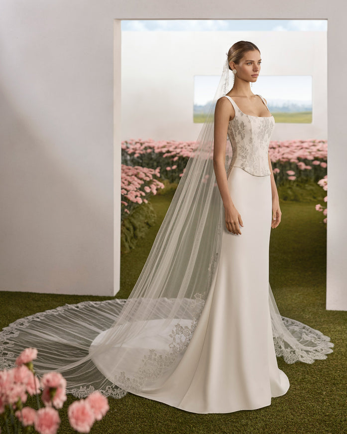 Rosa Clará Couture Remo Two-Piece Lace Mermaid Wedding Dress