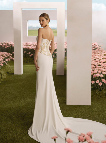 Rosa Clará Couture Riana Strapless Mermaid Wedding Dress