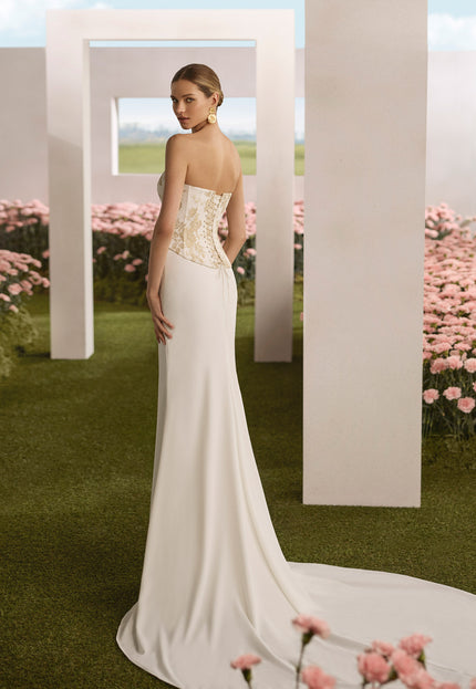 Rosa Clará Couture Riana Strapless Mermaid Wedding Dress