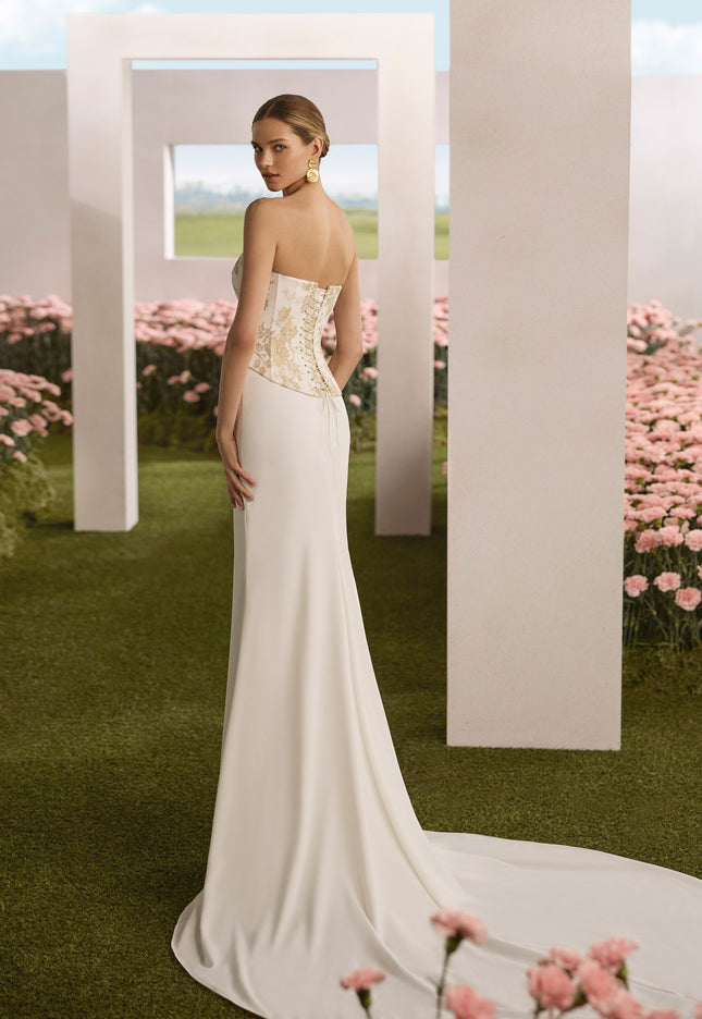 Rosa Clará Couture Riana Strapless Mermaid Wedding Dress