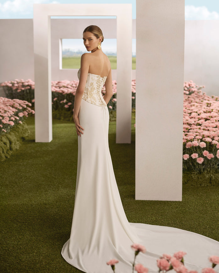 Rosa Clará Couture Riana Strapless Mermaid Wedding Dress