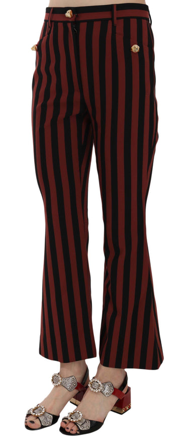 Dolce & Gabbana Striped Crop Pants