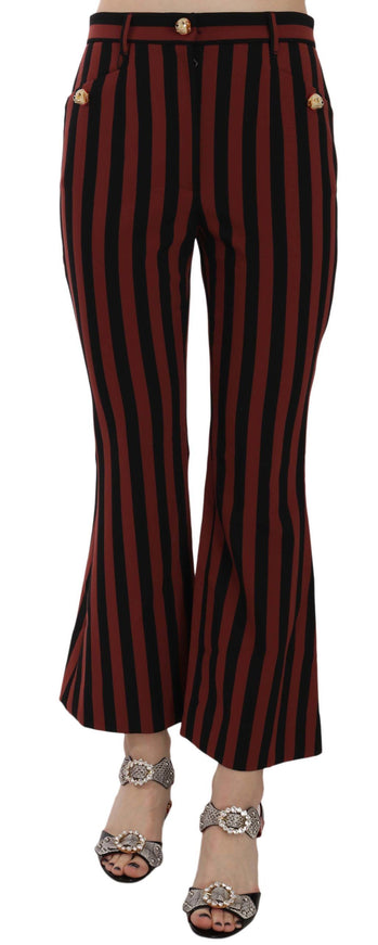 Dolce & Gabbana Striped Crop Pants