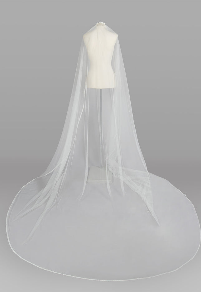 Rosa Clará Couture Soft Tulle & Guipure Bridal Veil
