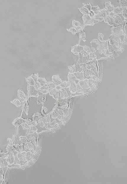 Rosa Clará Couture Soft Tulle Velo Lace Wedding Veil
