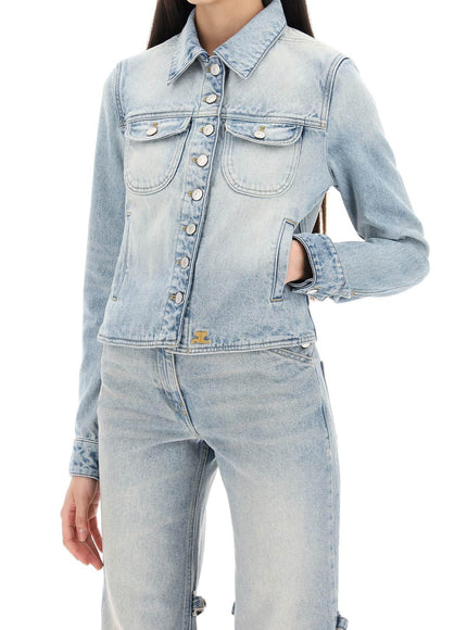 Courreges denim trucker jacket for