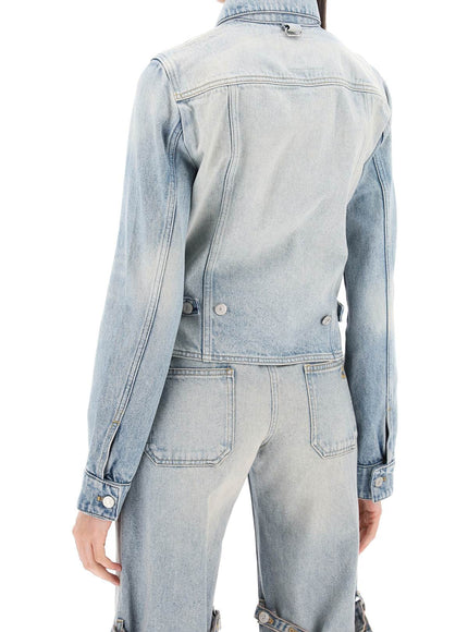 Courreges denim trucker jacket for