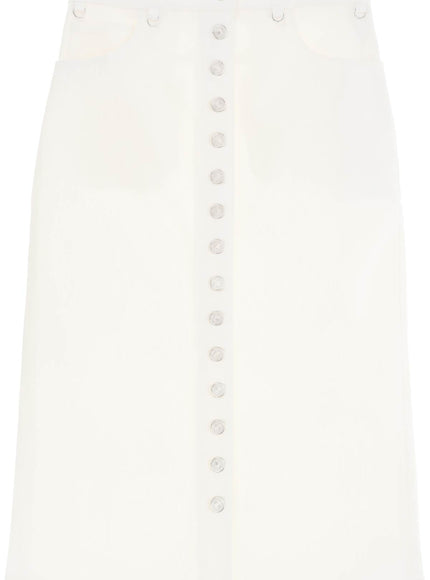 Courreges "denim midi skirt with multif