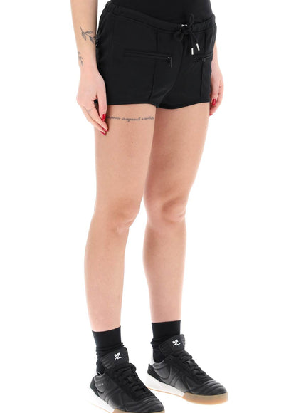 Courreges "jersey interlock mini shorts