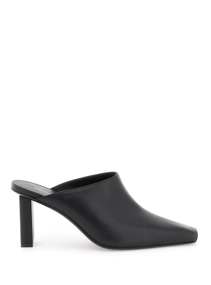 Courreges leather mules for