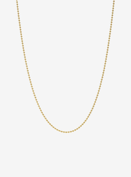 Zoe Lev 14K Gold Ball Chain Necklace