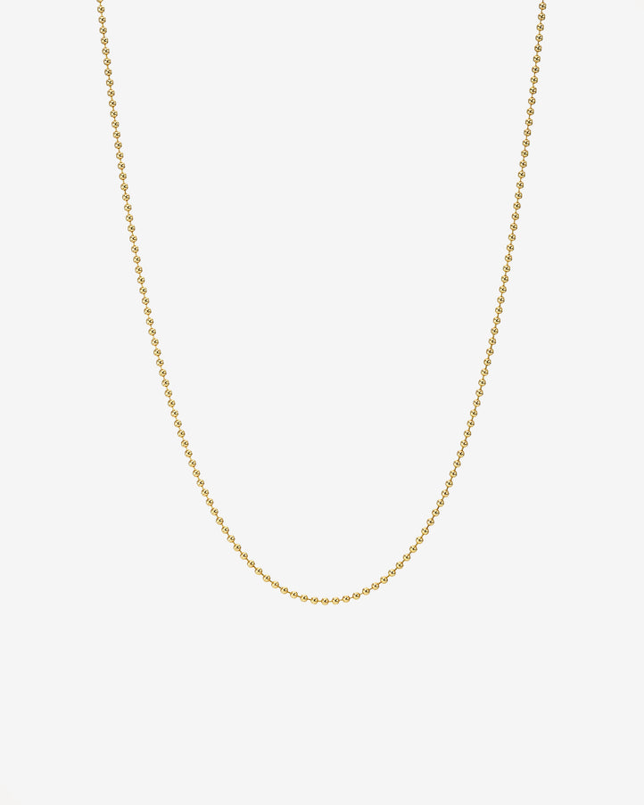 Zoe Lev 14K Gold Ball Chain Necklace