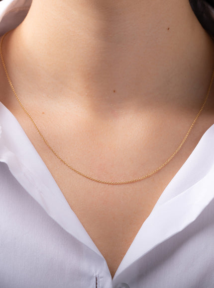 Zoe Lev 14K Gold Cable Link Chain Necklace