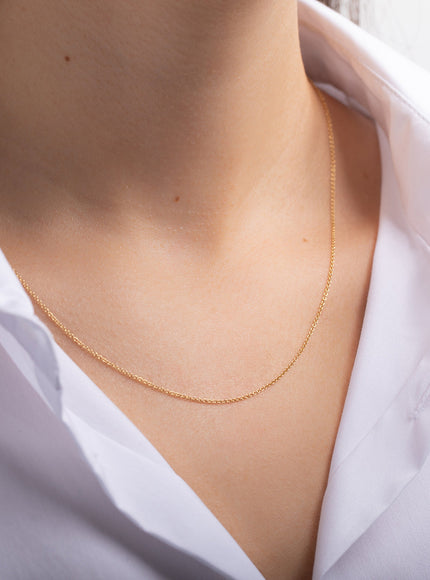 Zoe Lev 14K Gold Cable Link Chain Necklace