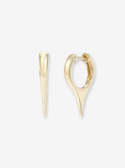 Zoe Lev 14K Gold Dagger Huggies