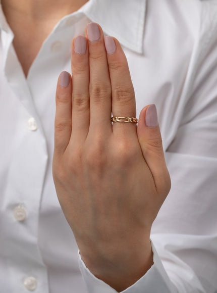 Zoe Lev 14K Gold Figaro Ring