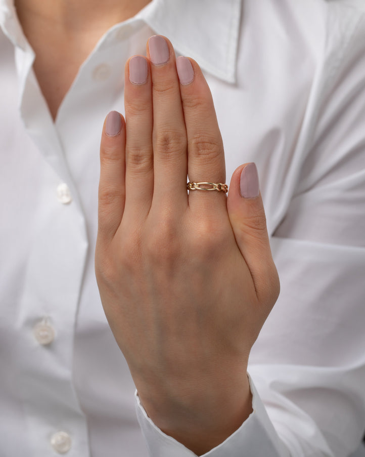 Zoe Lev 14K Gold Figaro Ring