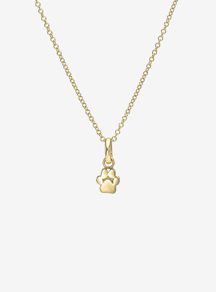 Zoe Lev 14K Gold Paw Necklace