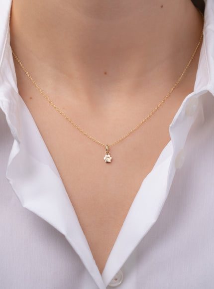 Zoe Lev 14K Gold Paw Pendant