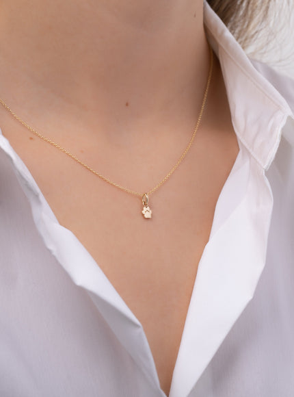 Zoe Lev 14K Gold Paw Pendant