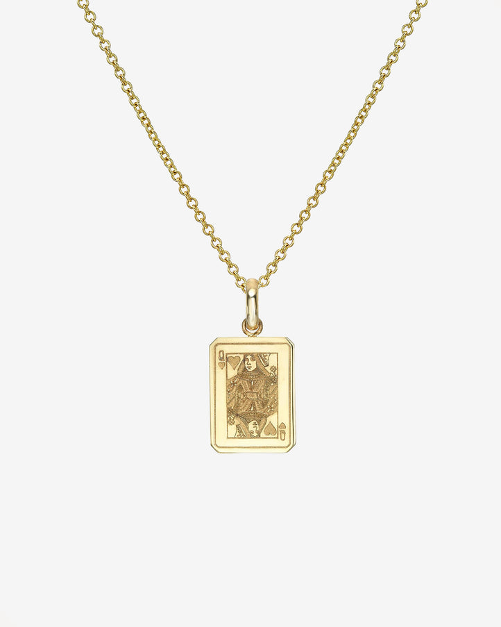 Zoe Lev 14K Gold Queen of Hearts Necklace