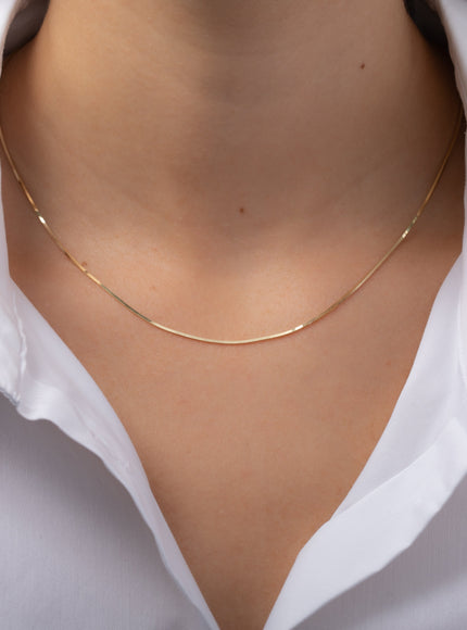 Zoe Lev 14K Gold Snake Chain Necklace