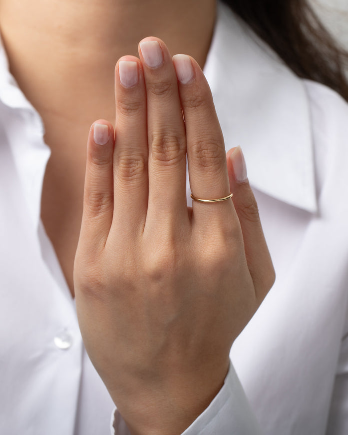 Zoe Lev 14K Gold Band