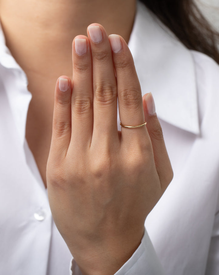 Zoe Lev 14K Gold Band