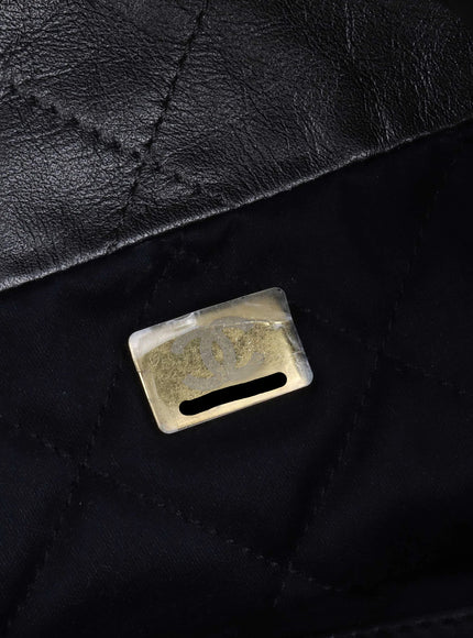 Chanel 22 Small Hobo Bag in Dark Grey Quilted Leather