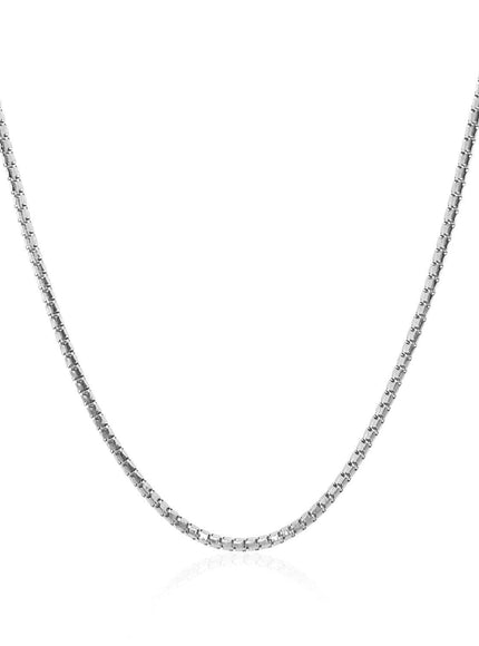 14k White Gold Ice Chain 1.3mm - Ellie Belle