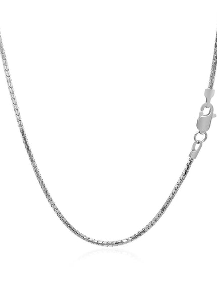 14k White Gold Ice Chain 1.3mm - Ellie Belle