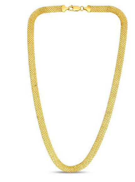 14k Yellow Gold Bismarck Chain (7.00 mm) - Ellie Belle