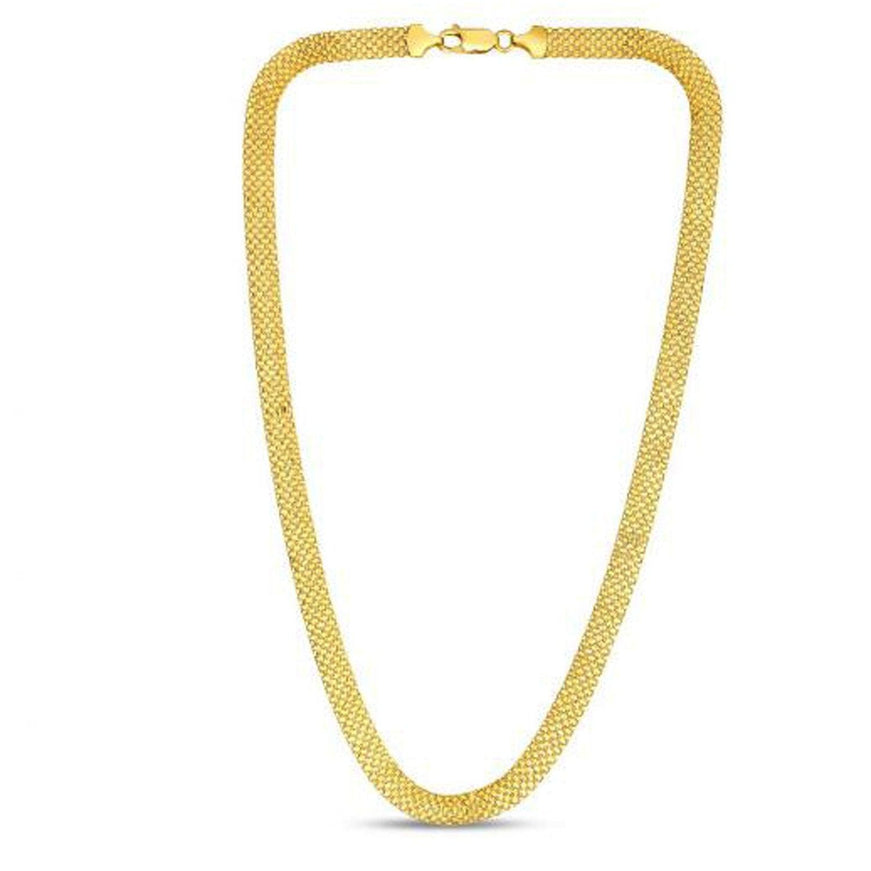 14k Yellow Gold Bismarck Chain (7.00 mm) - Ellie Belle