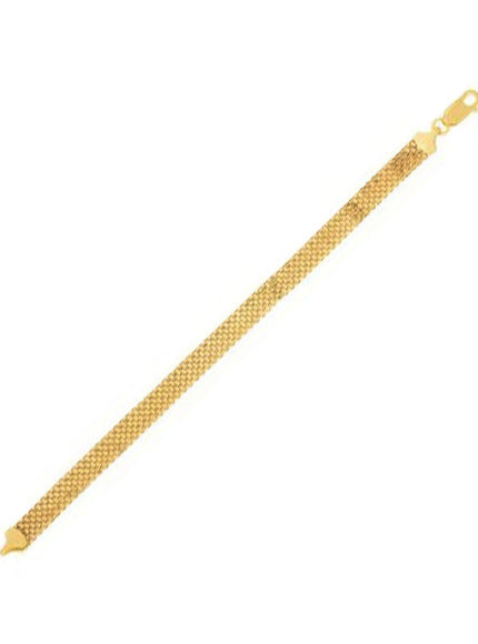 14k Yellow Gold Bismarck Chain (7.00 mm) - Ellie Belle