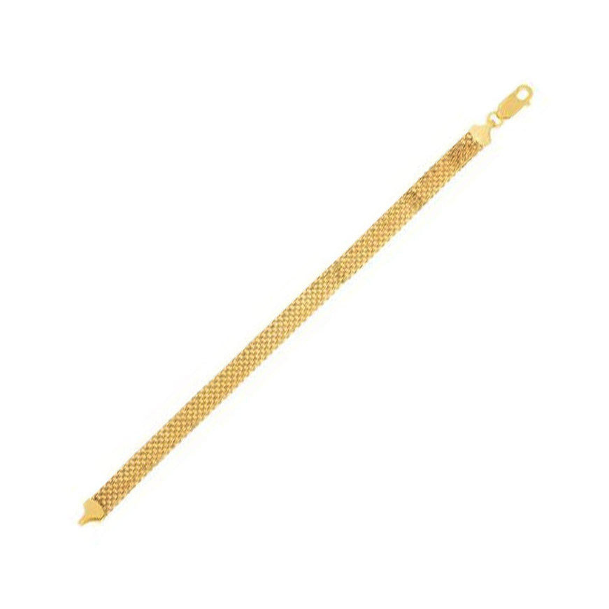 14k Yellow Gold Bismarck Chain (7.00 mm) - Ellie Belle