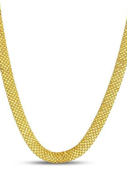 14k Yellow Gold Bismarck Chain (7.00 mm) - Ellie Belle