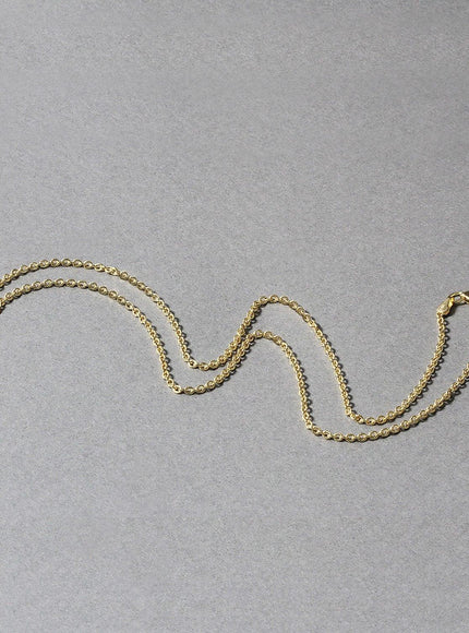 14k Yellow Gold Forsantina Lite Cable Link Chain 1.9mm - Ellie Belle