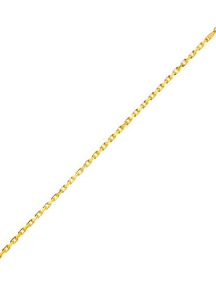 14k Yellow Gold French Cable Link Chain 2.5 mm - Ellie Belle