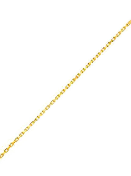 14k Yellow Gold French Cable Link Chain 2.5 mm - Ellie Belle